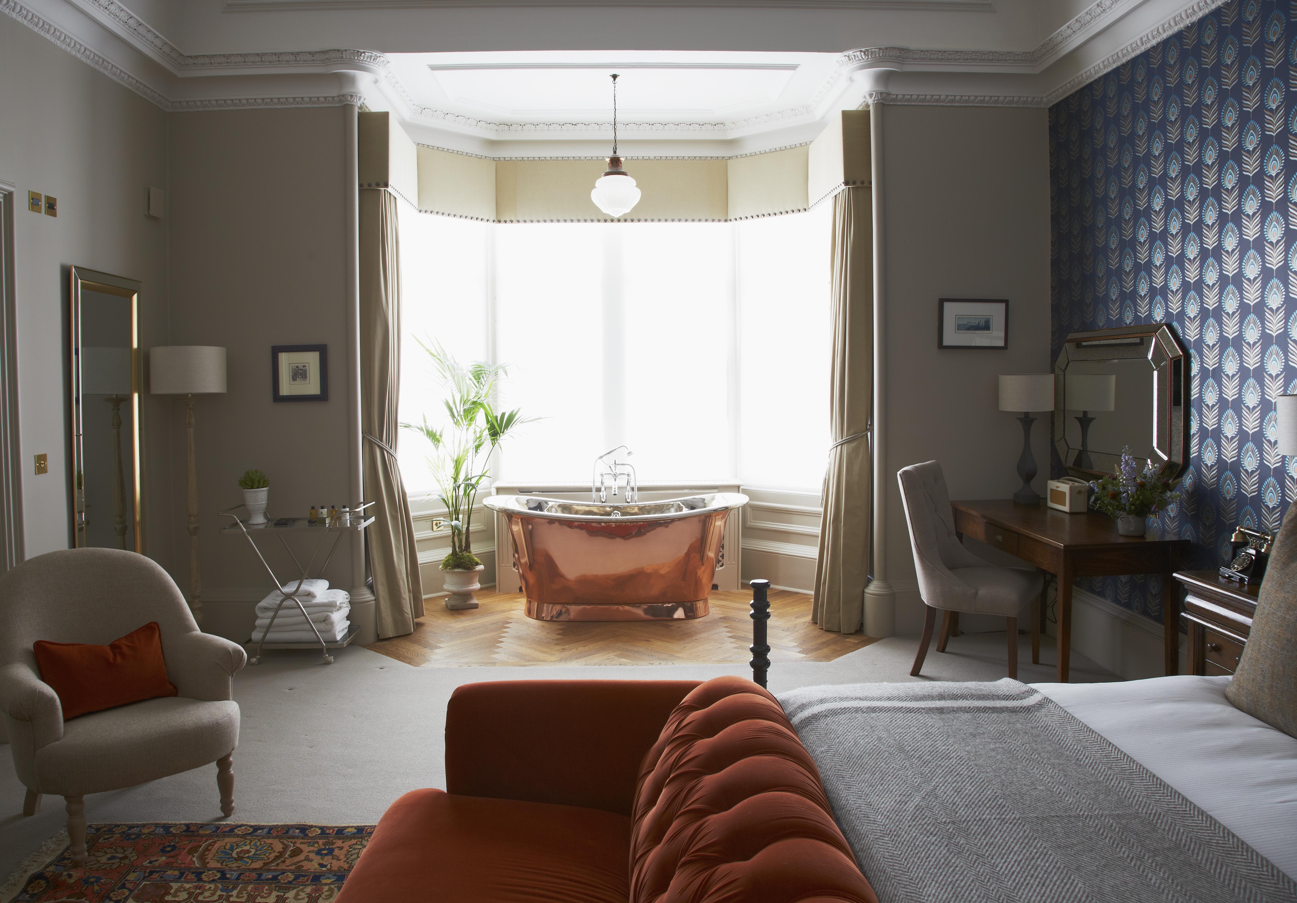 The Roseate Edinburgh - Small Luxury Hotels Of The World Exteriér fotografie A suite at the hotel